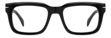 Designer Men David Beckham Eyeglasses: DB 7107 - Black- SpecSMART Eye Clinic (Front View)